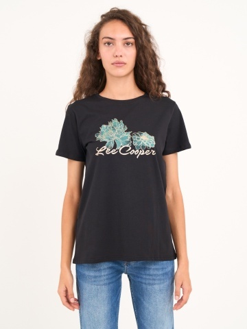 Lee Cooper - Tricou dama maneca scurta si imprimeu