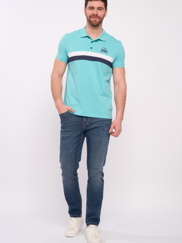 Lee Cooper - Tricou polo barbat maneca scurta cu logo - Img 7