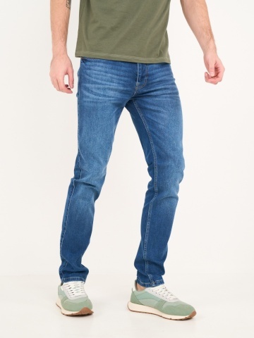 Timeout - Blugi barbat slim cu aspect decolorat - Img 9