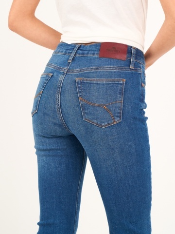 Timeout - Blugi dama bootcut cu aspect decolorat - Img 4