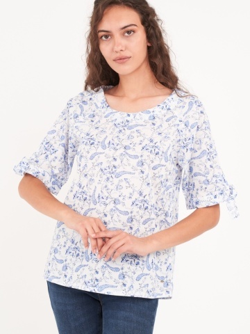 Timeout - Camasa dama maneca scurta cu imprimeu floral - Img 6