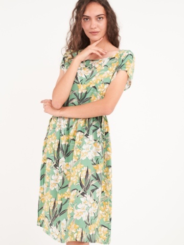 Timeout - Rochie dama cu imprimeu floral - Img 2