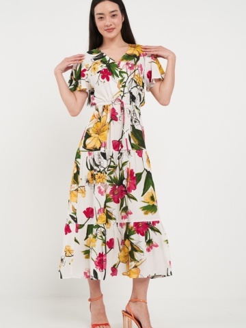 Timeout - Rochie dama cu imprimeu floral - Img 4