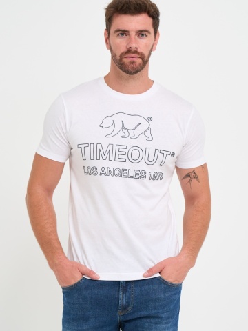 Timeout - Tricou barbat cu imprimeu logo