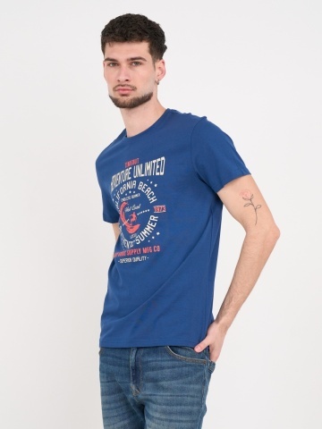 Timeout - Tricou barbat cu maneca scurta si imprimeu grafic - Img 6