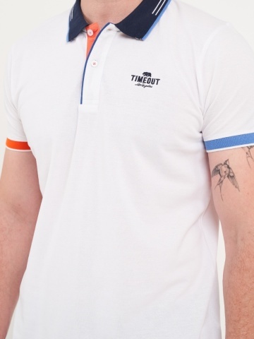 Timeout - Tricou barbat polo cu logo - Img 4
