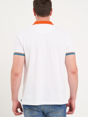 Timeout - Tricou barbat polo de culoare uniforma - Img 3