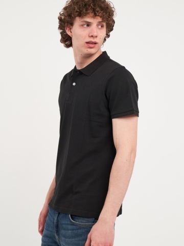 Timeout - Tricou barbat polo de culoare uniforma - Img 5