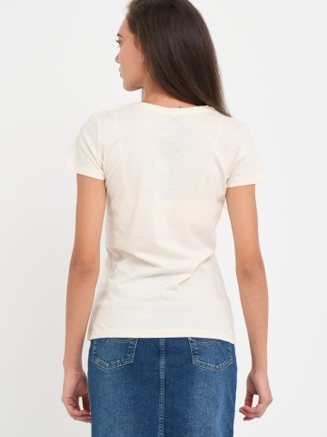 Timeout - Tricou dama cu logo si imprimeu grafic - Img 4