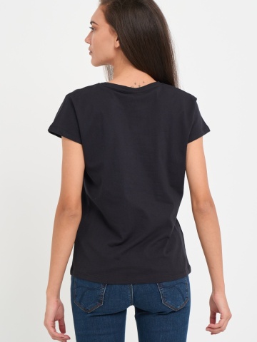 Timeout - Tricou dama maneca scurta cu detalii grafice - Img 4