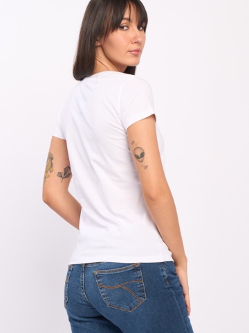 Timeout - Tricou dama maneca scurta cu model imprimat - Img 2