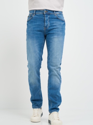Kenvelo - Blugi barbat slim aspect decolorat