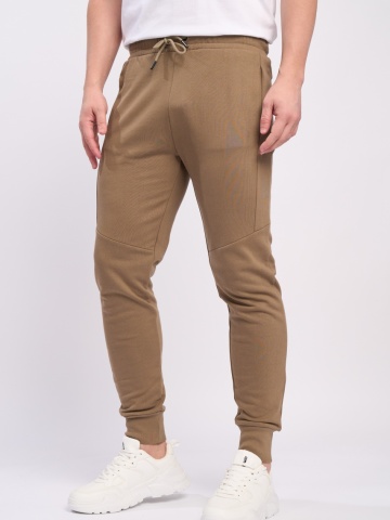 Kenvelo - Pantaloni sport barbat de culoare uniforma cu logo aplicat - Img 6