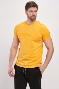 Kenvelo - Tricou barbat din bumbac cu imprimeu pe piept