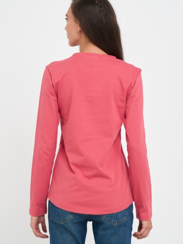 Kenvelo - Tricou dama cu maneca lunga cu imprimeu logo mentionat - Img 3