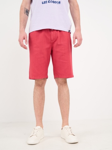 Lee Cooper - Bermude barbat de culoare uniforma cu detalii