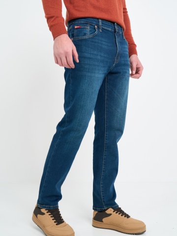 Lee Cooper - Blugi barbat regular fit cu aspect decolorat - Img 5