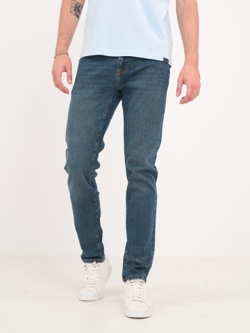 Lee Cooper - Blugi barbat slim cu aspect decolorat