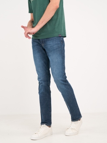 Lee Cooper - Blugi barbat slim cu aspect usor decolorat - Img 8