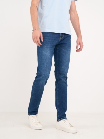 Lee Cooper - Blugi barbat slim cu aspect usor decolorat - Img 8