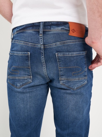 Lee Cooper - Blugi barbat slim cu aspect usor decolorat - Img 8