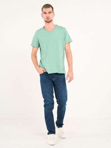 Lee Cooper - Blugi barbat straight de culoare inchisa - Img 8