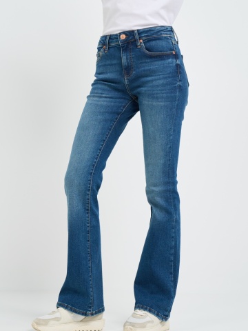 Lee Cooper - Blugi dama bootcut cu aspect decolorat - Img 6