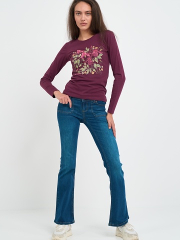 Lee Cooper - Blugi dama bootcut cu buzunare aplicate - Img 8
