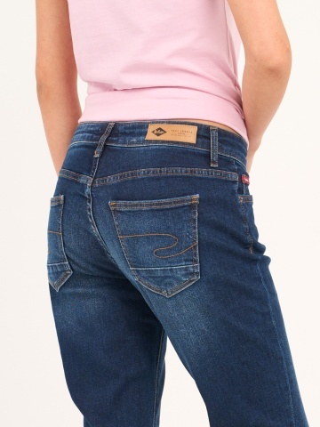 Lee Cooper - Blugi dama boyfriend cu aspect decolorat - Img 3
