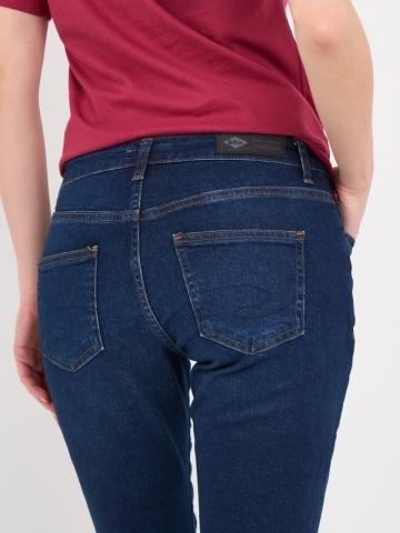 Lee Cooper - Blugi dama boyfriend de culoare uniforma - Img 3