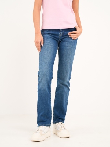 Lee Cooper - Blugi dama straight cu aspect decolorat