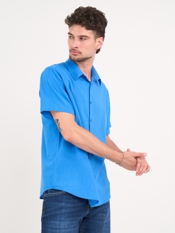 Lee Cooper - Camasa barbat cu maneca scurta regular de culoare uniforma - Img 8
