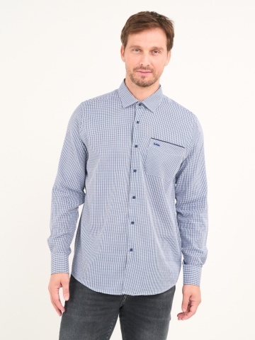 Lee Cooper - Camasa barbat maneca lunga si model in carouri