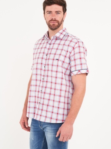 Lee Cooper - Camasa barbat maneca scurta cu model in carouri - Img 5