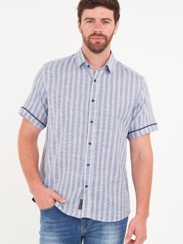 Lee Cooper - Camasa barbat maneca scurta cu model in dungi
