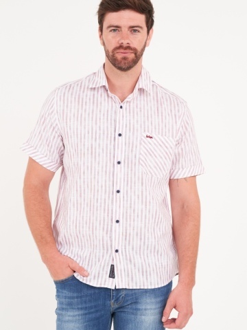 Lee Cooper - Camasa barbat maneca scurta cu model in dungi