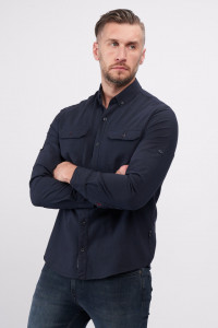 Lee Cooper - Camasa barbat regular cu maneca lunga si buzunare