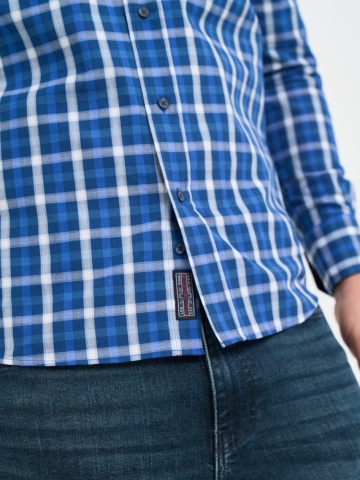 Lee Cooper - Camasa barbat regular cu model si buzunare aplicate - Img 2
