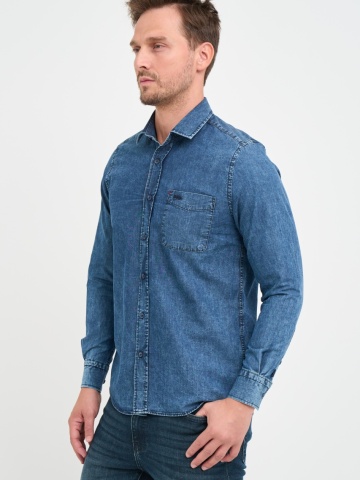 Lee Cooper - Camasa barbat regular cu un buzunar - Img 6