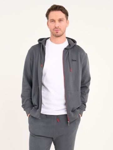 Lee Cooper - Hanorac barbat cu fermoar si detalii logo - Img 7