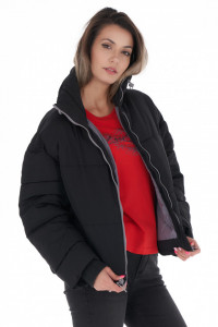 Lee Cooper - Jacheta oversize dama cu snur pentru ajustare