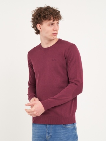 Lee Cooper - Pulover barbat cu maneca lunga de culoare uniforma