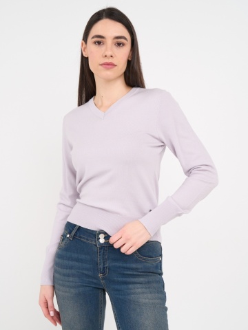 Lee Cooper - Pulover dama cu maneca lunga si detalii logo