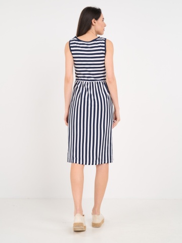 Lee Cooper - Rochie dama cu dungi si detalii - Img 4