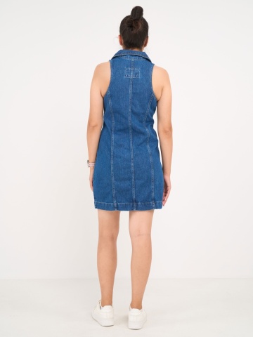 Lee Cooper - Rochie dama denim cu nasturi - Img 4