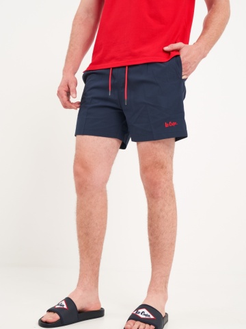 Lee Cooper - Sort de baie barbat de culoare uniforma cu logo