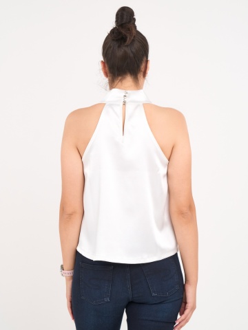 Lee Cooper - Top dama de culoare uniforma cu aspect satinat - Img 3