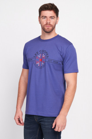 Lee Cooper - Tricou barbat cu imprimeu si logo