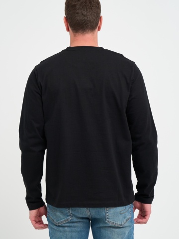 Lee Cooper - Tricou barbat cu maneca lunga cu imprimeu logo - Img 4