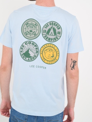 Lee Cooper - Tricou barbat cu maneca scurta si imprimeu grafic - Img 4